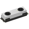 Image de Corsair MP600 Pro XT Hydro X Edition Disque SSD M.2 NVMe PCIe Gen4 x4 (Jusqu’à 7000 Mo/s Lecture séquentielle et 6550 Mo/s écriture séquentielle, TLC NAND, Waterblock Hydro X Series XM2) Blanc