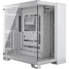 Image de Boîtier PC - CORSAIR - 6500X Tempered Glass Mid-Tower Dual Chamber - Blanc