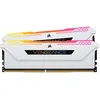 Image de Corsair Vengeance RGB Pro SL Kit d'amélioration de la lumière RAM DDR4 (sans mémoire Physique)   Blanc