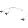 Image de Corsair iCUE LINK Câble en Y - 600mm Straight - Blanc