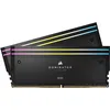 Image de CORSAIR Dominator Titanium RGB DDR5 RAM 96GB (2x48GB) DDR5 6600MHz CL32 Intel XMP Mémoire Informatique Compatible iCUE - Noir (CMP96GX5M2B6600C32)