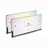 Image de Mémoire RAM - CORSAIR - Dominator Titanium RGB DDR5 - 32GB 2x16GB DIMM - 6600MT/s - Intel XMP 3.0 - 1.40V - Blanc