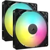 Image de Ventilateur - CORSAIR - RS140 ARGB - 140mm - Pack de 2 - Contrôle PWM