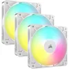 Image de Pack de 3 ventilateurs ARGB 120mm - CORSAIR - RS120 - Blanc