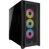 Image de Corsair Boîtier Moyen-Tour iCUE 5000D RGB Airflow, 3 Ventilateurs AF120 RGB Elite - Contrôleur iCUE Lighting Node Pro - Design à Circulation d'air Optimale - Noir