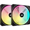 Image de Refroidissement PC - CORSAIR - CO-9051004-WW - Kit de démarrage ventilateurs PWM 140 mm iCUE LINK QX140 RGB