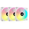 Image de Ventilation PC - CORSAIR - QX RGB Series - iCUE LINK QX120 RGB WHITE - 120mm - Starter Kit