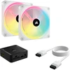 Image de iCUE LINK QX140 RGB Starter kit ventilateurs de boîtier