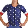 Image de Zoot Femme LTD Maillot de Triathlon à Manches Courtes - Stars & Stripes - XXL
