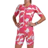 Image de Zoot Trisuit à Manches Courtes Aero Full Zip Blooms
