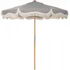 Image de Parasol frangé Market Business & Pleasure Co. Bleu marine taille unique