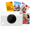 Image de KODAK Printomatic Appareil photo numérique à impression instantanée couleur   Photos de haute qualité sur papier autocollant Zink 2 x 3"   5 MP, portable, cadeau créatif pour anniversaire, Noël   Gris