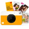 Image de KODAK Printomatic Appareil Photo numérique instantané Couleur Zink 2x3 (5,1 x 7,5 cm) Papier Photo Autocollant, 5 MP Portable, Un Cadeau créatif et ludique pour Anniversaire, fêtes, Jaune