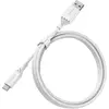 Image de Otterbox Câble Renforcé USB-A vers USB-C, Câble de Charge pour Smartphone et Tablet, Ultra-Robuste, résiste aux torsions et pliages, 1M, Blanc