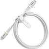 Image de Otterbox Câble Premium Tressé renforcé USB-C vers Lightning, Certifié MFi, Câble de Charge Rapide pour iPhone et iPad, Ultra-Robuste, résiste aux torsions et pliages, 1M, Blanc