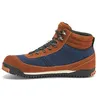 Image de Xero Shoes Ridgeway Bottes de randonnée imperméables pour homme   Ultra légères, zéro goutte, Orange verni, 44 EU