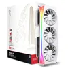 Image de XFX Mercury AMD Radeon RX 9070XT OC White Gaming Edition avec RVB 16 Go GDDR6 HDMI 3xDP, AMD RDNA  4 (RX-97TRGBBW9)