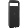 Image de Coque Google Pixel 8a   Silicone Durable dans Le Temps résistant aux Taches   Coque pour téléphone Android   Noir Volcanique
