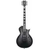 Image de ESP E-II Eclipse Black Satin guitare électrique avec étui