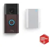 Image de Sonnette vidéo sans fil - RING - HD 1440p en plan moyen - Notifications - Satine