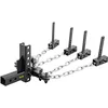 Image de VEVOR Attelage de Distribution de Poids Remorque 4500 kg Attelage de Répartition du Poids avec 4 Chaînes Support de Boule Universel, Kit de Système d'Attelage Acier Dispositif d'attache pour Remorque