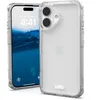 Image de Urban Armor Gear Plyo Case Compatible Apple iPhone 16 Coque (Compatible avec la Recharge sans Fil, Coins Air-Soft résistants aux Chutes, Bordures surélevées) Ice (Transparent)