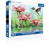 Image de New York Puzzle Company - Cornell Lab Ruby-Throated Colibri   Puzzle de 1000 pièces pour adultes par Megan Gnekow