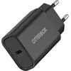 Image de Otterbox Standard EU 30W USB-C PD Chargeur Mural, Fast Charger pour Smartphone et Tablette, Testé Contre Les Chutes, Robuste, Ultra Durable, Noir