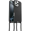 Image de Otterbox Coque React Series Necklace MagSafe pour iPhone 16 Pro Max, Coque de Protection Ultra Fine avec Collier réglable et Amovible, testé Selon Les Normes Militaires, Noir