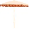 Image de Parasol festonné Amalfi Business & Pleasure Co. Rose taille unique