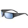 Image de Bollé - King, Black Matte, Lunettes de soleil polarisées Sky Blue, Catégorie 3, Taille L, Unisexe
