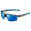 Image de Bollé VICTUS PRO Dark Grey Crystal Blue - Volt+ Offshore Polarized - Lunettes de soleil - Dark Grey Crystal Blue - Volt+ Offshore Polarized - Taille M - Unisexe - Adulte