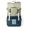 Image de Topo Designs Rover Pack Mini Sac à dos pour EDC, excursions, randonnées, design emblématique de Denver, commerce équitable + Bluesign, Vert huile/pin foncé, One Size, Rover Pack Mini