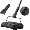 Image de VEVOR Balai Mécanique Trajectoire de Balayage 200 mm Balayeuse Manuelle pour Planchers et Tapis avec Brosses Rotatives Facile à Vide Silencieux Nettoyeur de Sols Durs et Stratifiés sans Électricité