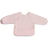 Image de mushie Bavoir Manches Longues Bébé | Tablier Bébé pour Manger Imperméable | Ajustement Réglable pour 6-24 Mois | Couleur: Blush