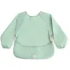 Image de mushie Bavoir Manches Longues Bébé | Tablier Bébé pour Manger Imperméable | Ajustement Réglable pour 6-24 Mois | Couleur: Roman Green
