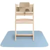 Image de Tapis Anti-éclaboussures Mushie 108x108 cm | Imperméable, léger, Durable, sans BPA | Parfait pour Chaise Haute, Attrape-miettes, et Diversification Alimentaire bébé (Tradewinds)