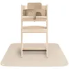 Image de Tapis Anti-éclaboussures Mushie 108x108 cm | Imperméable, léger, Durable, sans BPA | Parfait pour Chaise Haute, Attrape-miettes, et Diversification Alimentaire bébé (Fog).