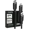 Image de Mophie - Câble De Charge  Usb-C + Lightning 1m Noir Chargestream