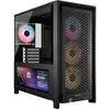 Image de CORSAIR Frame 4000D LCD RS ARGB Boîtier PC   Écran Tactile LCD XENEON Edge 14,5 Pouces, Système InfiniRail, 4 Ventilateurs RS120 ARGB   Prend en Charge Les Cartes Mères à Connecteur Inversé   Noir