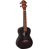 Image de Ortega Ebony Series RUEB-CC ukulélé concert avec housse