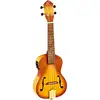 Image de Ortega Saloon Series RUSL-HSB ukulélé concert arched top avec housse
