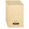 Image de Nino Percussion Cajon pour Enfants   Grand Cajon pour Enfants à partir de 10 ans   Instrument de Musique   Surface de Jeu en Bouleau Baltique, Naturel (NINO952)