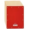 Image de Nino Percussion Cajon pour Enfants   Cajon pour Enfants à partir de 4 ans   Instrument de Musique   Surface de Jeu en Bouleau Baltique, Rouge (NINO950R)