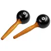 Image de Maracas Ronds Plastique Noir