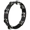 Image de Tambourin Abs Noir 25 CM 1 Rangee Cymbales