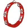 Image de HTT8R Tambourin Abs Rouge 20CM 1 Rangee De Cymbalettes