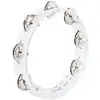 Image de HTT8WH Tambourin Abs Blanc 20CM 1 Rangee De Cymbalettes
