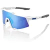Image de 100% Speedcraft Centric 2021 Lunettes de vélo Blanc mat/HD Multicouches/Hiper 2021 Noir Taille unique