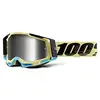Image de 100 Percent RACECRAFT 2 Goggle Airblast-Mirror Silver Lens, Adultes Unisexe, Doré, Etanche